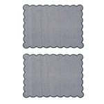 Set 2 Individuales Azules