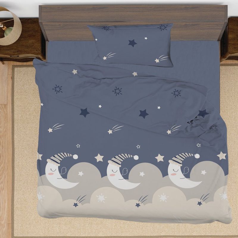 Set Edredón 2 Pzs Imperial Lunas Colores Surtidos