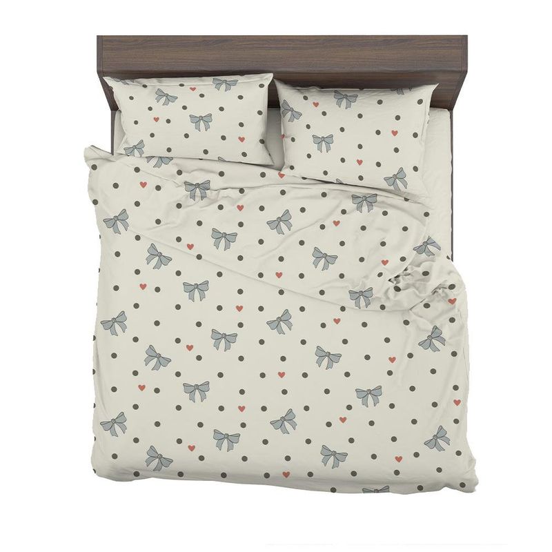 Set Edredón 3 Pzs Matrimonial Coquette Colores Surtidos