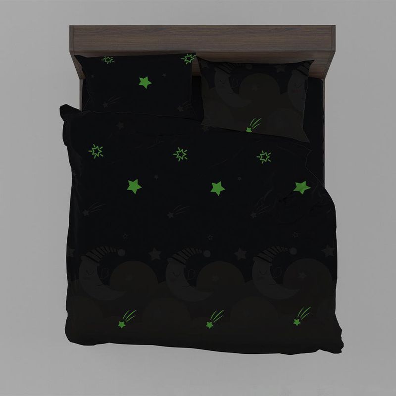 Set Edredón 3 Pzs Matrimonial Lunas Colores Surtidos