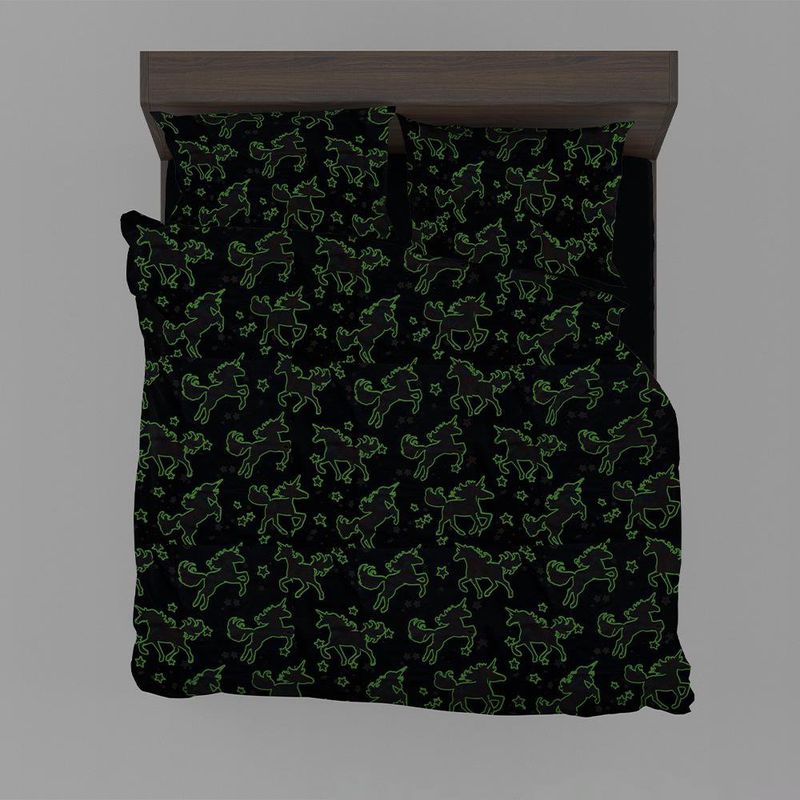 Set Edredón 3 Pzs Matrimonial Unicornio Colores Surtidos