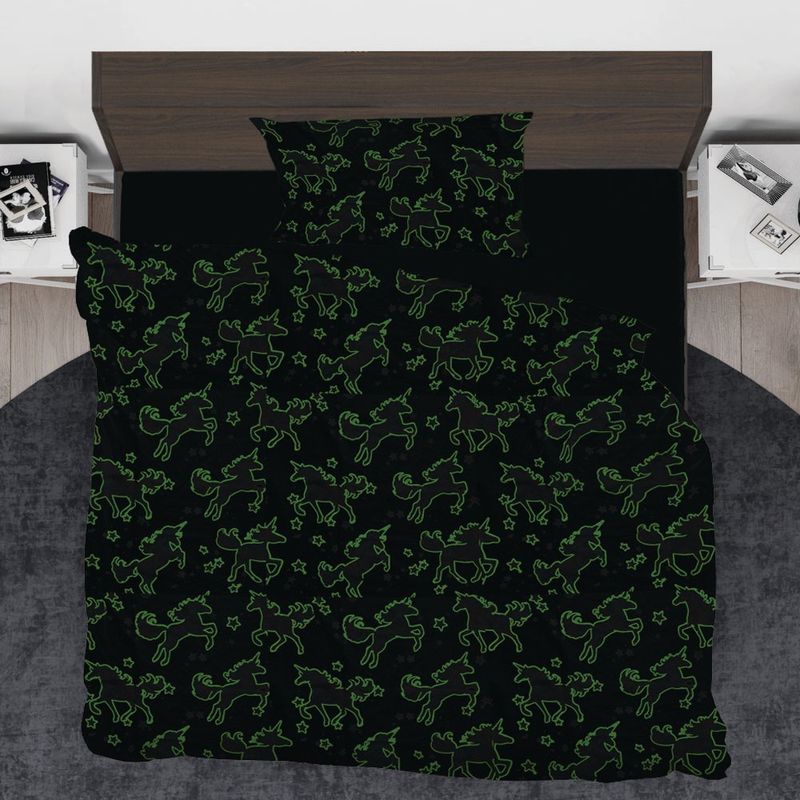 Set Edredón 2 Pzs Imperial Unicornios Colores Surtidos