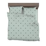 Set Edredón 3 Pzs Matrimonial Corazones Colores Surtidos