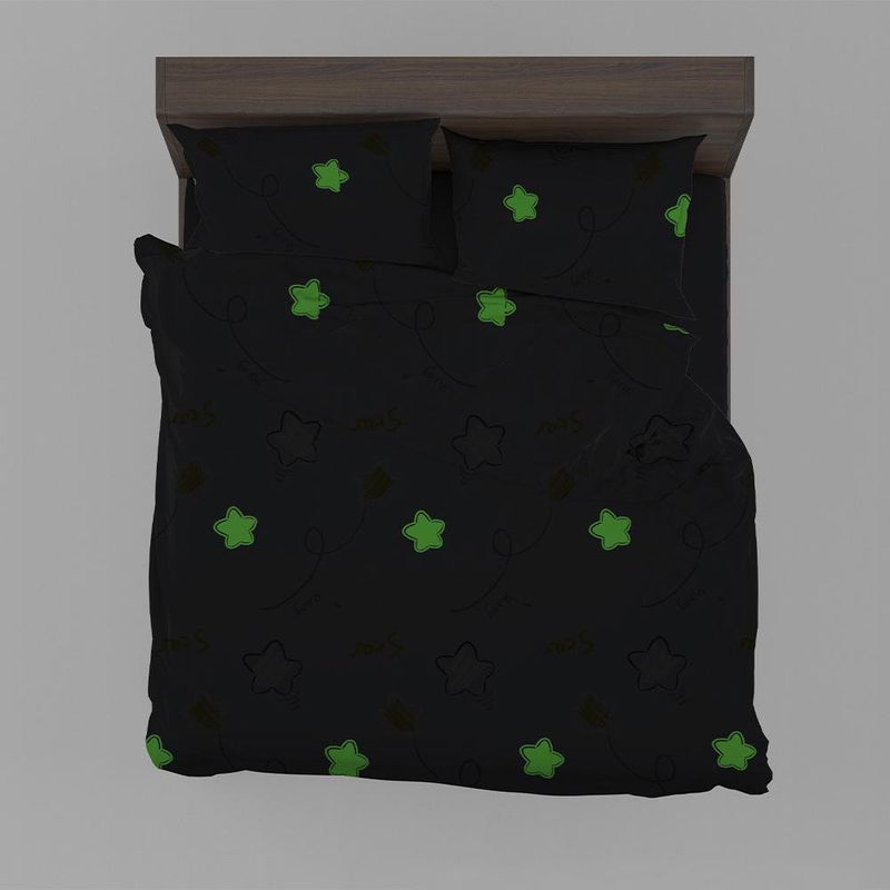 Set Edredón 3 Pzs Matrimonial Estrellas Colores Surtidos