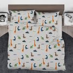 Set Edredón 3 Pzs Matrimonial Dinos Color Surtido