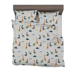 Set Edredón 3 Pzs Matrimonial Dinos Color Surtido