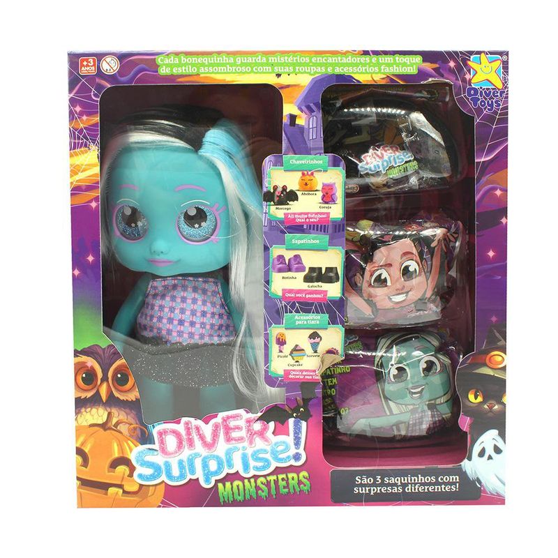 Muñeca Diver Sorpresa Monster Vampira
