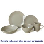 Plato para Cena Taupe 10.2 Plg