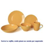 Plato para Postre Amarillo