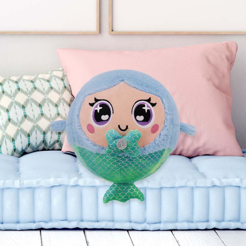 Peluche Inflable Sirena Azul 40 Cm