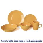 Plato para Cena Amarillo 10.2 Plg