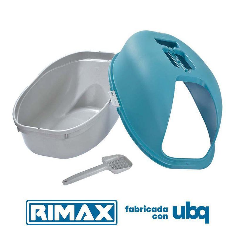 Arenero Para Gato Azul Y Gris De 40.5 Cm - Rimax