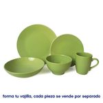 Plato para Cena Verde 10.2 Plg