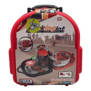 Set de Juego Parqueo de Bombero con Pista