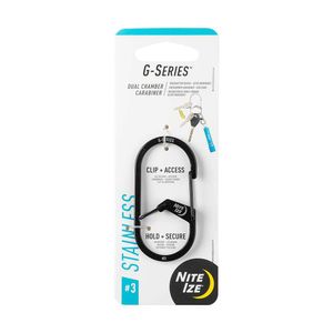 Mosquetón Doble G-Series de Acero Inoxidable
