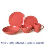 Plato para Cena Rosa 10.2 Plg