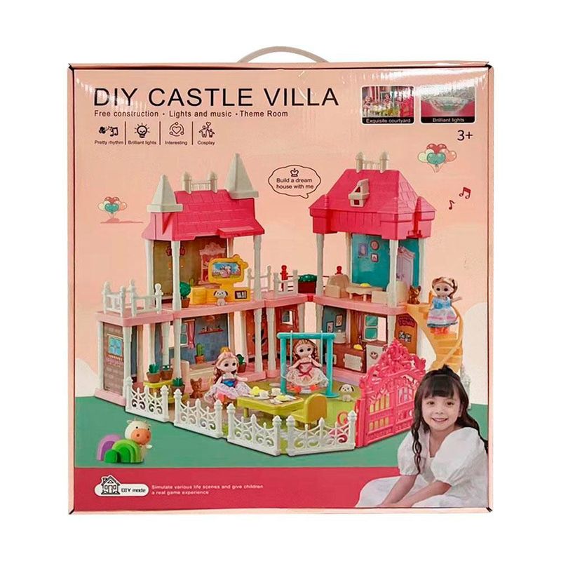 Set de Castillo Armable con Luces y Música