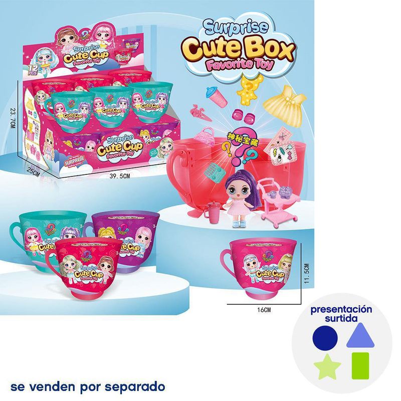 Mini Muñeca Sorpresa con Accesorios Diseños Surtidos