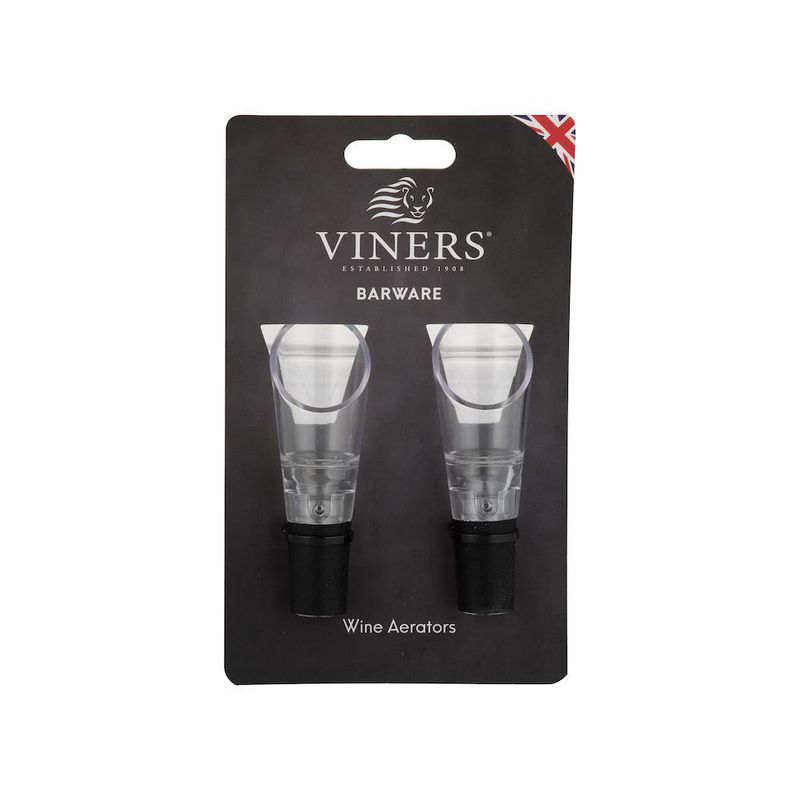 Set de 2 Aireadores para Vino Transparente
