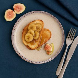 Plato para Postre Crema Tornasol