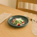 Plato para Ensalada Verde Oscuro