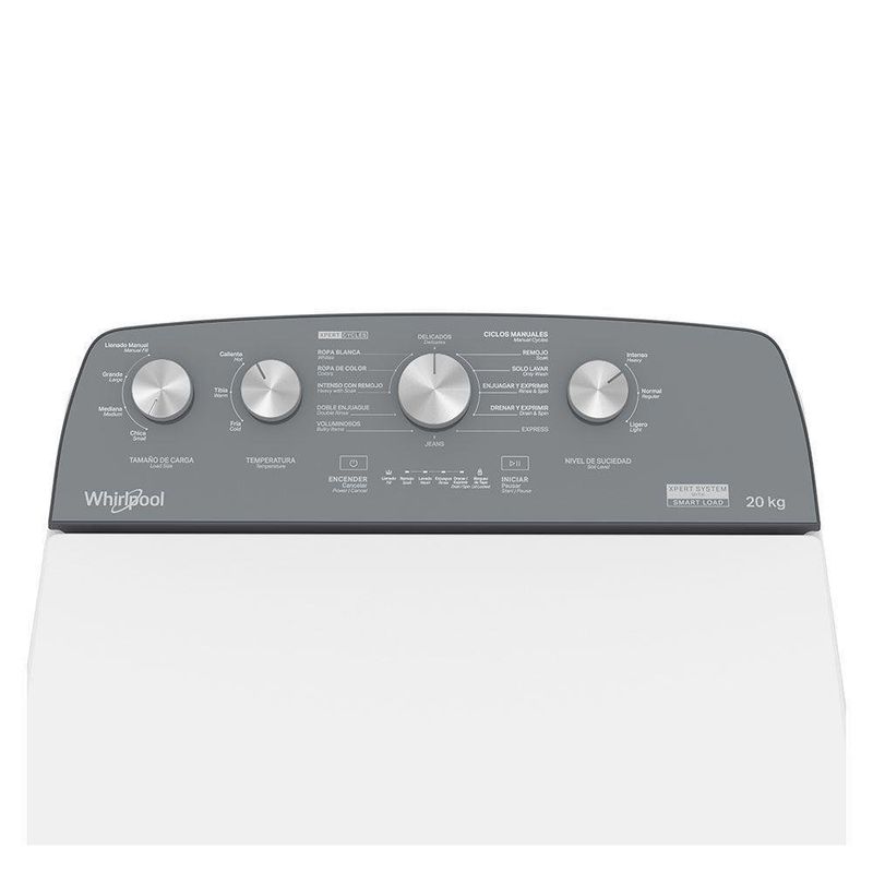 Lavadora De Carga Superior Para Capacidad De 44 Lb - Whirlpool