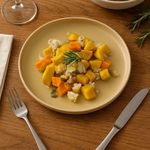 Plato para Cena beige