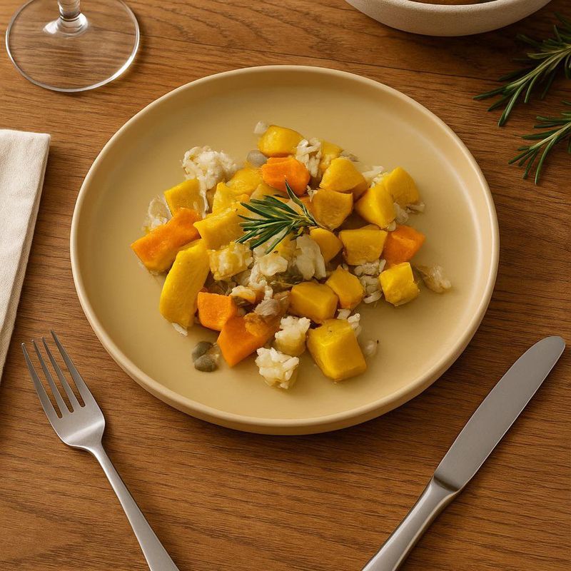 Plato para Cena beige