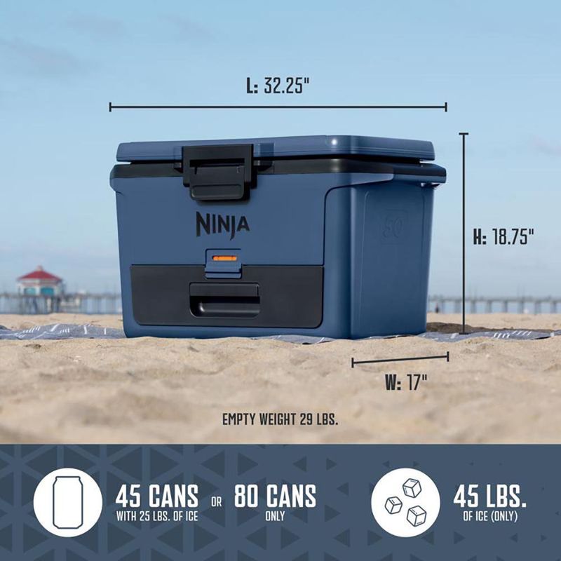 Hielera Rígida Azul  47.3 L