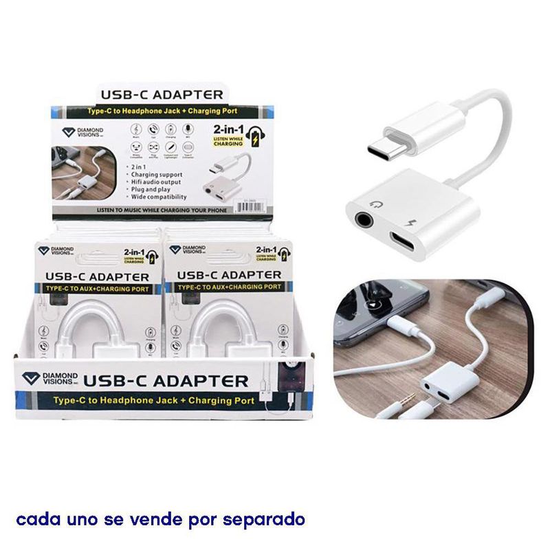 Adaptador USB-C 2 en 1
