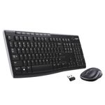 Combo Inalámbrico de Teclado y Mouse MK270