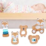 Set De 5 Chinchines De Madera Animales - Koala Baby