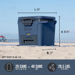 Hielera Rígida Azul  28.4 L