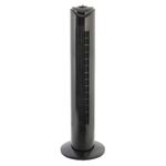 Ventilador de Torre con Oscilación Negro 28 Plg