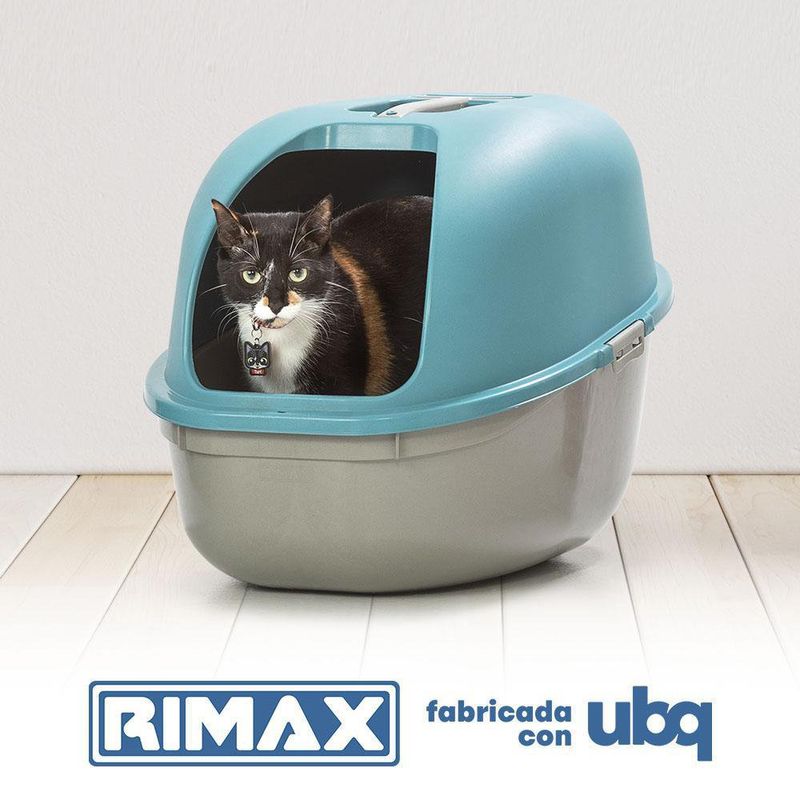 Arenero Para Gato Azul Y Gris De 40.5 Cm - Rimax
