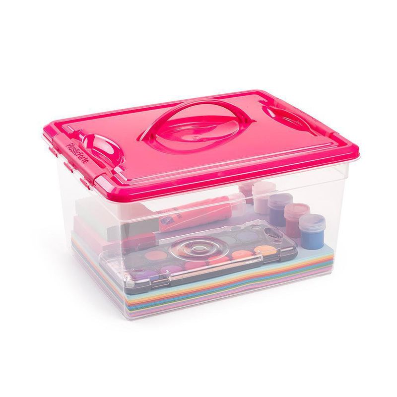 Caja Organizadora Fucsia 12 Lt