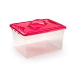 Caja Organizadora Fucsia 12 Lt