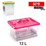 Caja Organizadora Fucsia 12 Lt