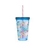 Vaso con Pajilla Diseño Surtido