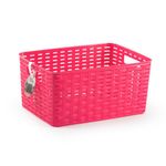 Caja Organizadora de Plástico Fucsia 10 Lt