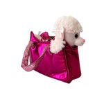 Bolsa Rosa con Peluche Perrito con Lentejuelas