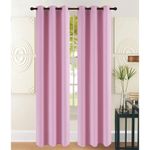 Cortina Black Out Rosa para Ventana