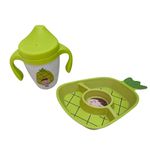 Set Vajilla Infantil Piña 2 Pzs