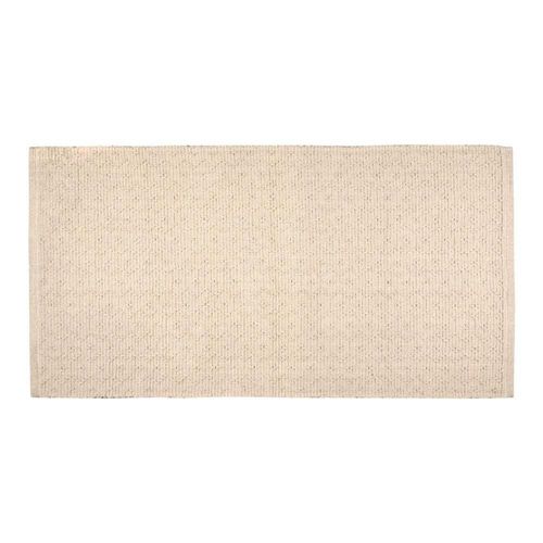 Alfombra de Algodón Beige 60x120 Cm