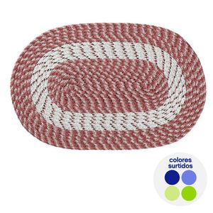 Alfombra Ovalada - Colores Surtidos