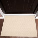 Alfombra de Algodón Beige 50x80 Cm