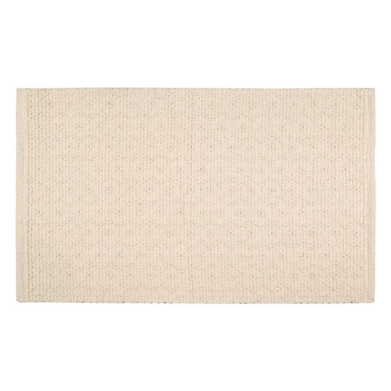 Alfombra de Algodón Beige 50x80 Cm
