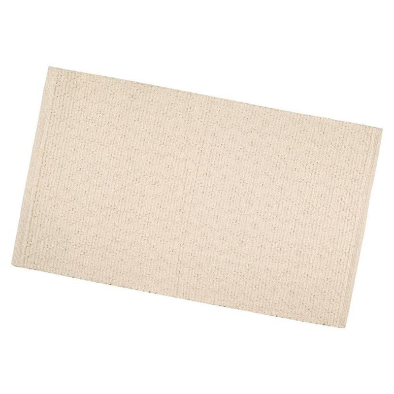 Alfombra de Algodón Beige 50x80 Cm