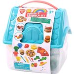 Set de Plasticina Hamburguesa y Sándwich