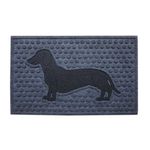 Alfombra de Entrada Diseño Perro Salchicha